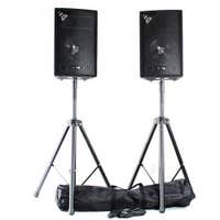 Conjunto de altavoces Vonyx - Dos altavoces SL10 con soportes y cable - 1000W