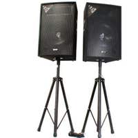Conjunto de altavoces Vonyx - Dos altavoces SL15 con soportes y cable - 1600W