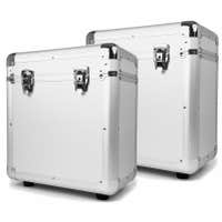 Estuches para discos Power Dynamics RC80 de 12" plateados (juego de 2)