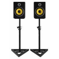 Vonyx Juego de 2 soportes ajustables para altavoces de monitor