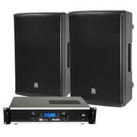 Power Dynamics Sistema de sonido con 2 altavoces de 12" PD412P - 2400 W