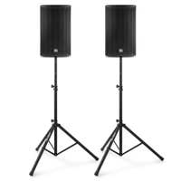 Power Dynamics PD410A Conjunto de altavoces Bluetooth de 1600W con soportes