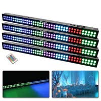 BeamZ Pack de 4 Barras LED LCB803 con 80 leds de 3W RGB y 3 cables DMX