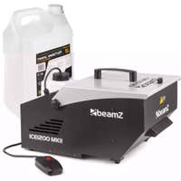 BeamZ ICE1200 MKII Máquina de humo bajo que incluye garrafa de 5 litros de líquido