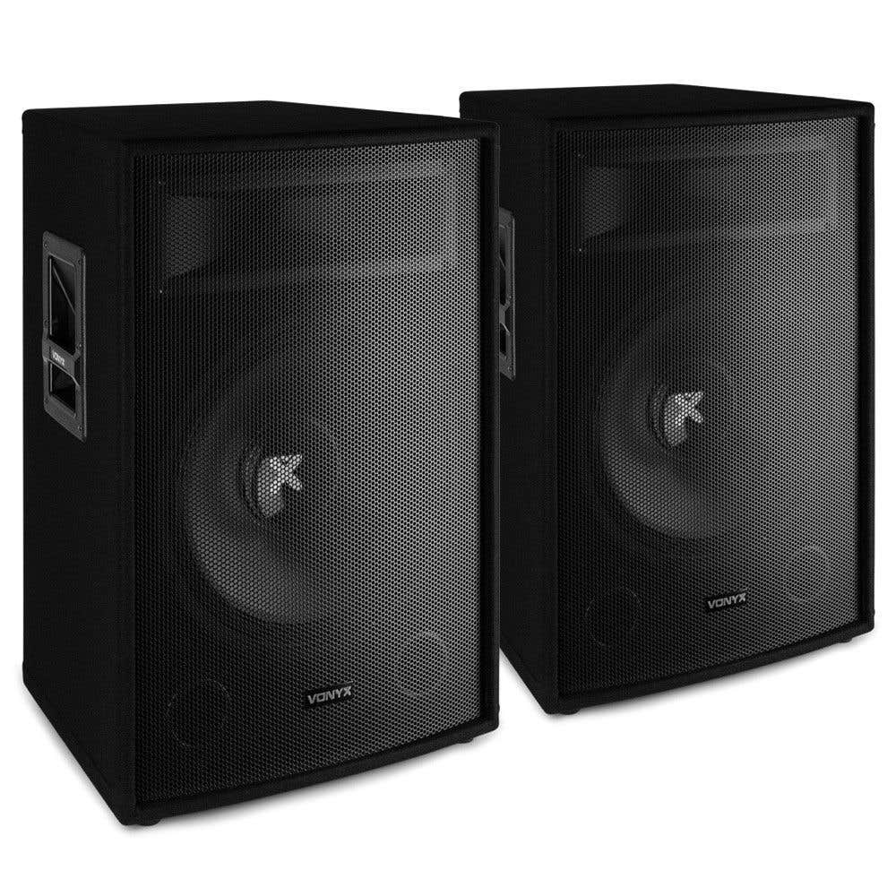 Altavoces Vonyx SL15 - Dos altavoces de 15" de 800 W (1600 W máx.)