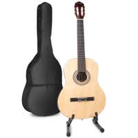Guitarra acústica clásica MAX SoloArt con soporte de madera