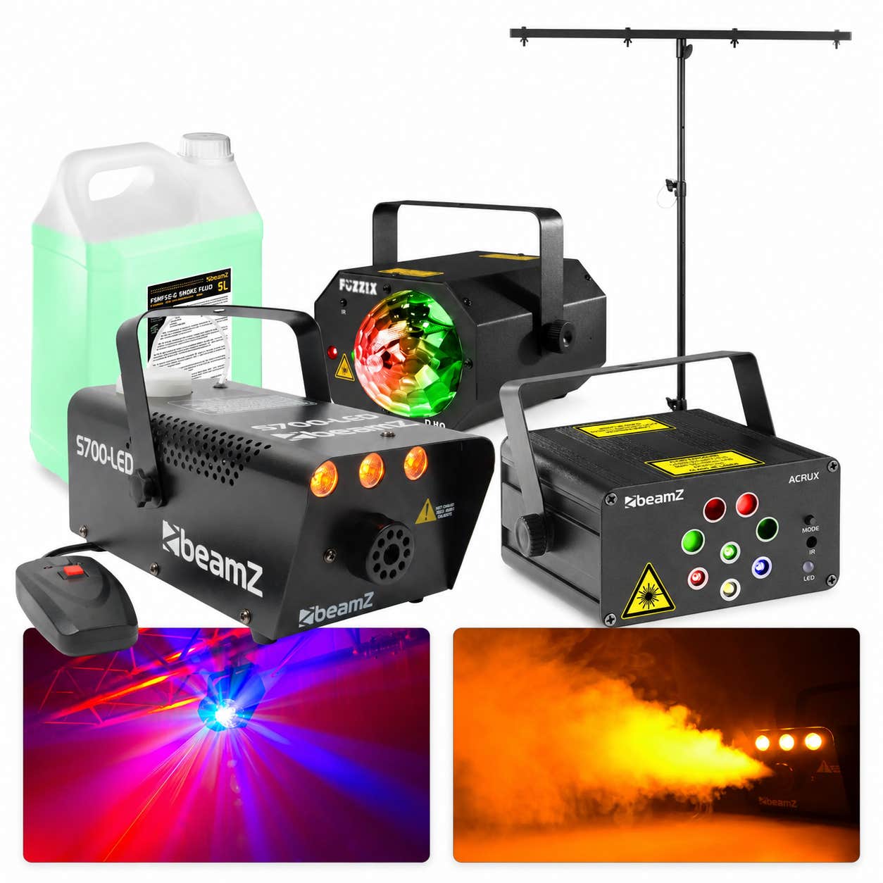 BeamZ Party Pack XXL Set de iluminación para fiestas