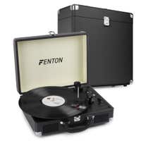 Fenton RP115C Tocadiscos con Bluetooth y maleta a juego - Negro