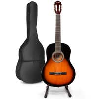 Guitarra acústica clásica MAX SoloArt con soporte - Sunburst