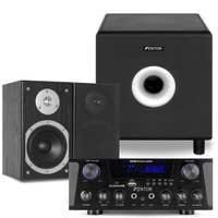 Equipo estéreo hi-fi Fenton 2.1 con Bluetooth y subwoofer de 8"