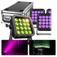 BeamZ StarColor128, juego de 8 piezas en flightcase FL128