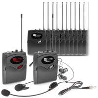 Sistema de guía turística Power Dynamics TG40: transmisor y 20 receptores, 50 metros