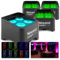 BeamZ BBP90 Battery Uplight Par 4x 4W (4pcs)