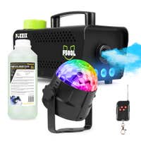 Fuzzix F503 Máquina de humo para fiestas LED 1 litro de líquido - 1x Fuzzix Tornado