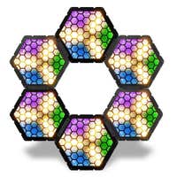 Conjunto BeamZ con 6 cegadores retro RB90 - 3 LED RGB/WW de 30 W