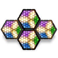 Conjunto BeamZ con 4 cegadores retro RB90 - 3 LED RGB/WW de 30 W