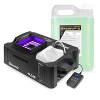 BeamZ BLAZE1800 Máquina de humo horizontal y vertical - con 24x LED RGBA de 4W - incluye 5 litros de líquido