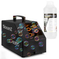 Máquina de burbujas BeamZ B300 con 1 litro de líquido y control remoto