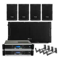 Power Dynamics PDY210 - Conjunto de altavoces pasivos con subwoofer - 3400W