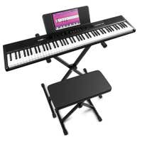 MAX RhapsodyDP88 de 88 teclas - Piano digital pack completo con soporte, banqueta y pedal de sustain