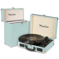 Kit tocadiscos Audizio RP114BL con RC32 azul