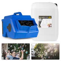 Máquina de burbujas BeamZ B1500 con 20 litros de líquido - Incluye control remoto