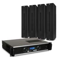 Conjunto de altavoces pasivos Power Dynamics PDCS403 para lugares de culto, polideportivos o naves industriales - 500 W - Negro