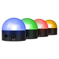 BeamZ BTL32 – Pack de 4 unidades – Lámparas LED de mesa RGBW 8W recargables con batería e imán