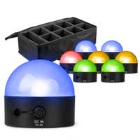 BeamZ BTL32 – Pack de 8 BTL32 LED RGBW 8W con batería + flightbag de transporte