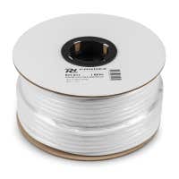 Power Dynamics Connex RX10W 100V Cable de altavoz Redondo 2 x 1,5mm² blanco 50m
