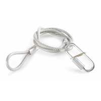 beamZ SAF65 Cable de seguridad, 95cm x 5mm 65kg