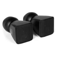 Power Dynamics BSX30B – Altavoces de pared 2.5" 30W 100V/8 Ohm para instalación interior con soporte incluido, color negro