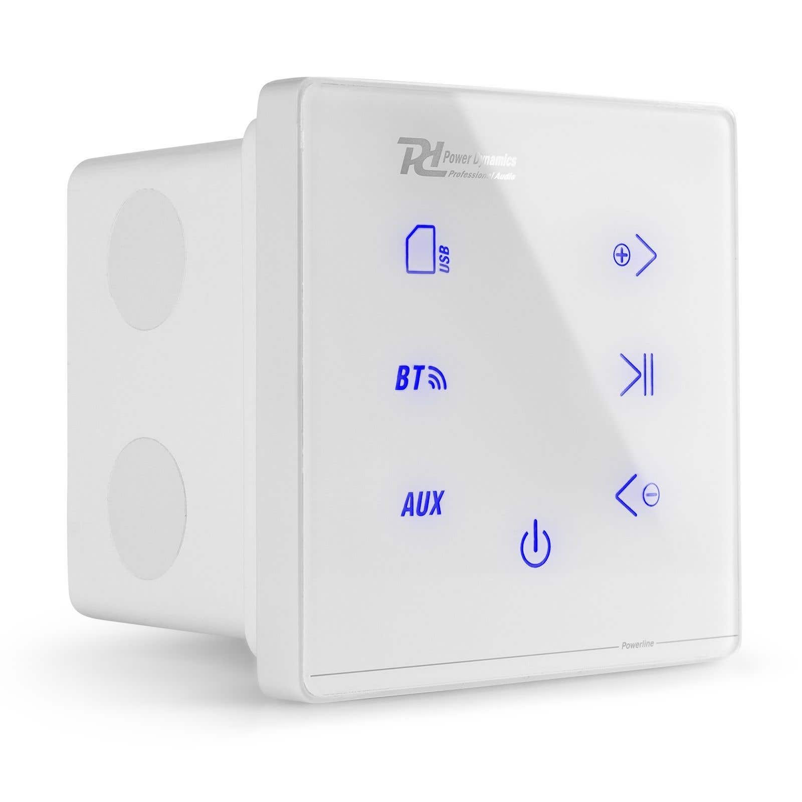 Power Dynamics Powerline A50W Amplificador empotrable BT Blanco