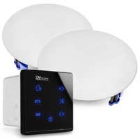 Power Dynamics Powerline A50BSet Conjunto amplificador para empotrar en pared con 2 altavoces de techo