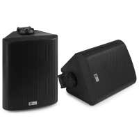 Reacondicionado - Power Dynamics WS40AB Altavoces amplificados de 4" (máster/esclavo) con WiFi y Bluetooth, color negro