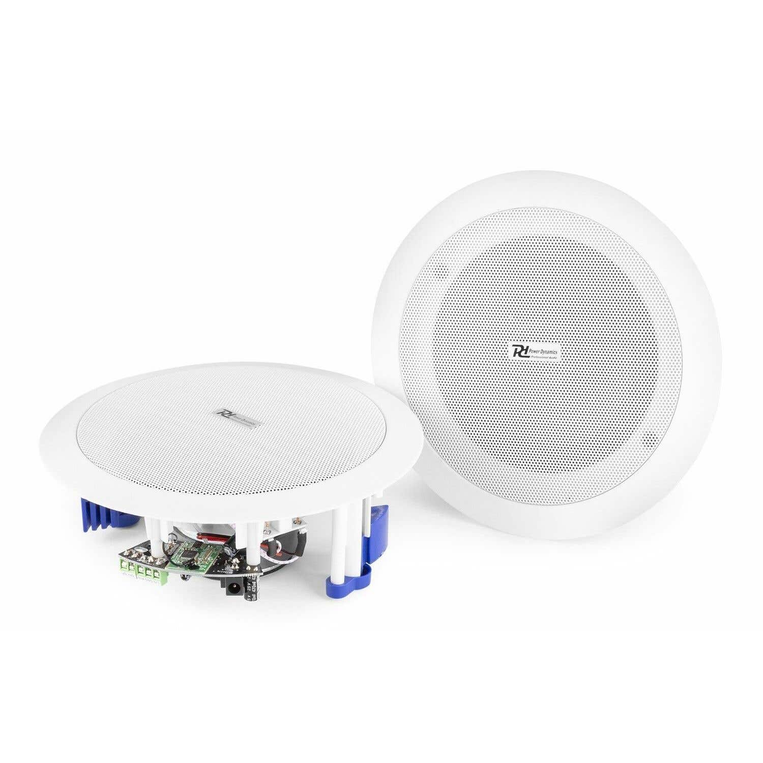 Reacondicionado - Power Dynamics CSBT60 Conjunto activo de altavoces de techo con BT