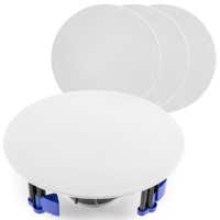 Power Dynamics NCBT604 Conjunto altavoces de techo de bajo perfil amplificados BT 6.5" Blanco