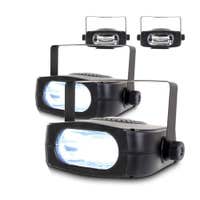 BeamZ BS150 Pack 4 Estroboscopios 150W con Velocidad Ajustable y Soporte de Montaje