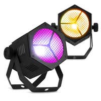 BeamZ RB40 – Pack 2 focos LED par retro RGBW 40W COB para interior eventos DMX, color negro