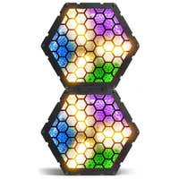 BeamZ RB90 - Pack 2 Cegadoras Retro LED RGB y Blanco Cálido 3x30W con Control DMX