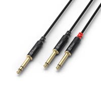 PD-Connex CX76-3 Cable 6.3 Stereo- 2x6.3 Mono 3.0m