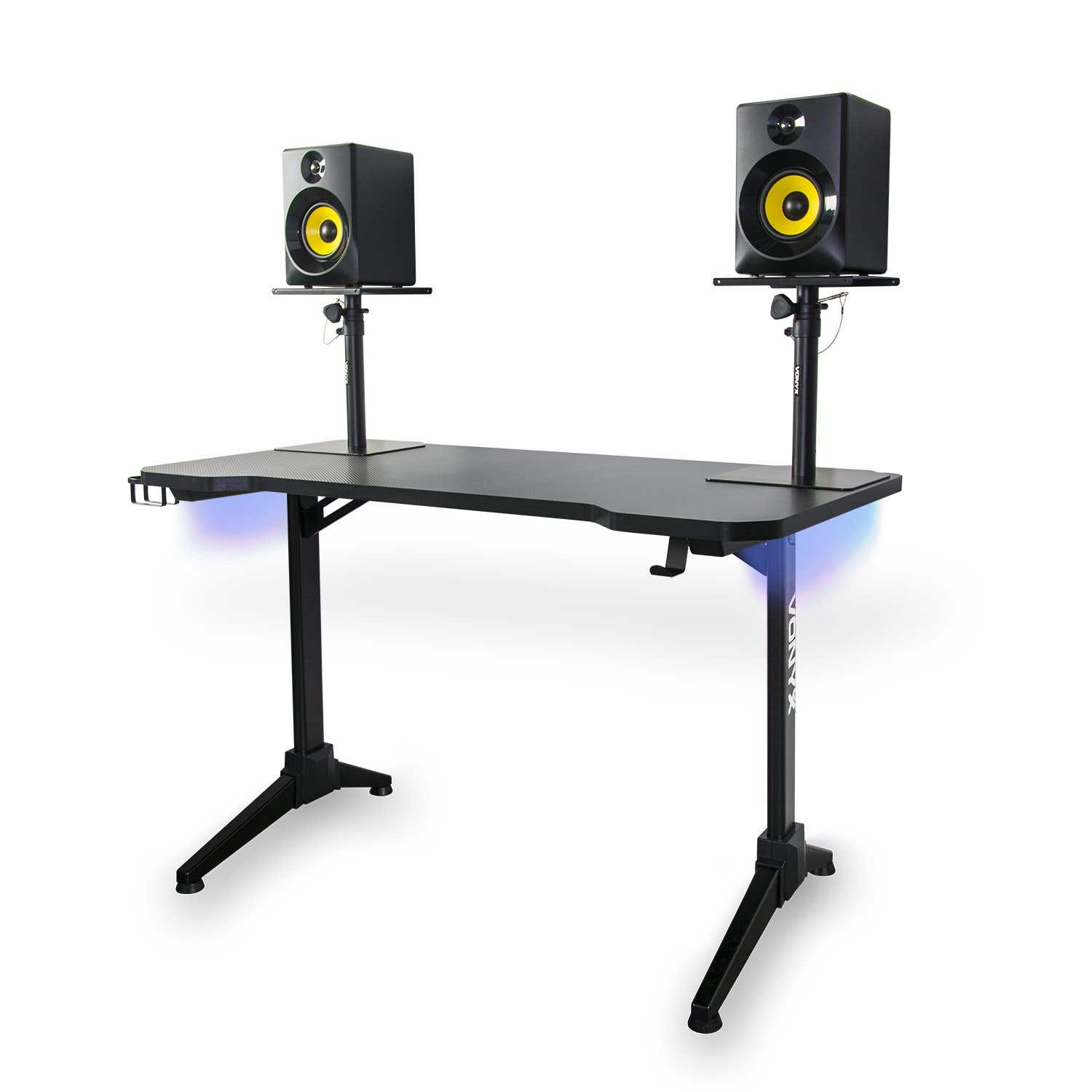 Vonyx DB20 Mesa para estudio & Gaming con luces RGB
