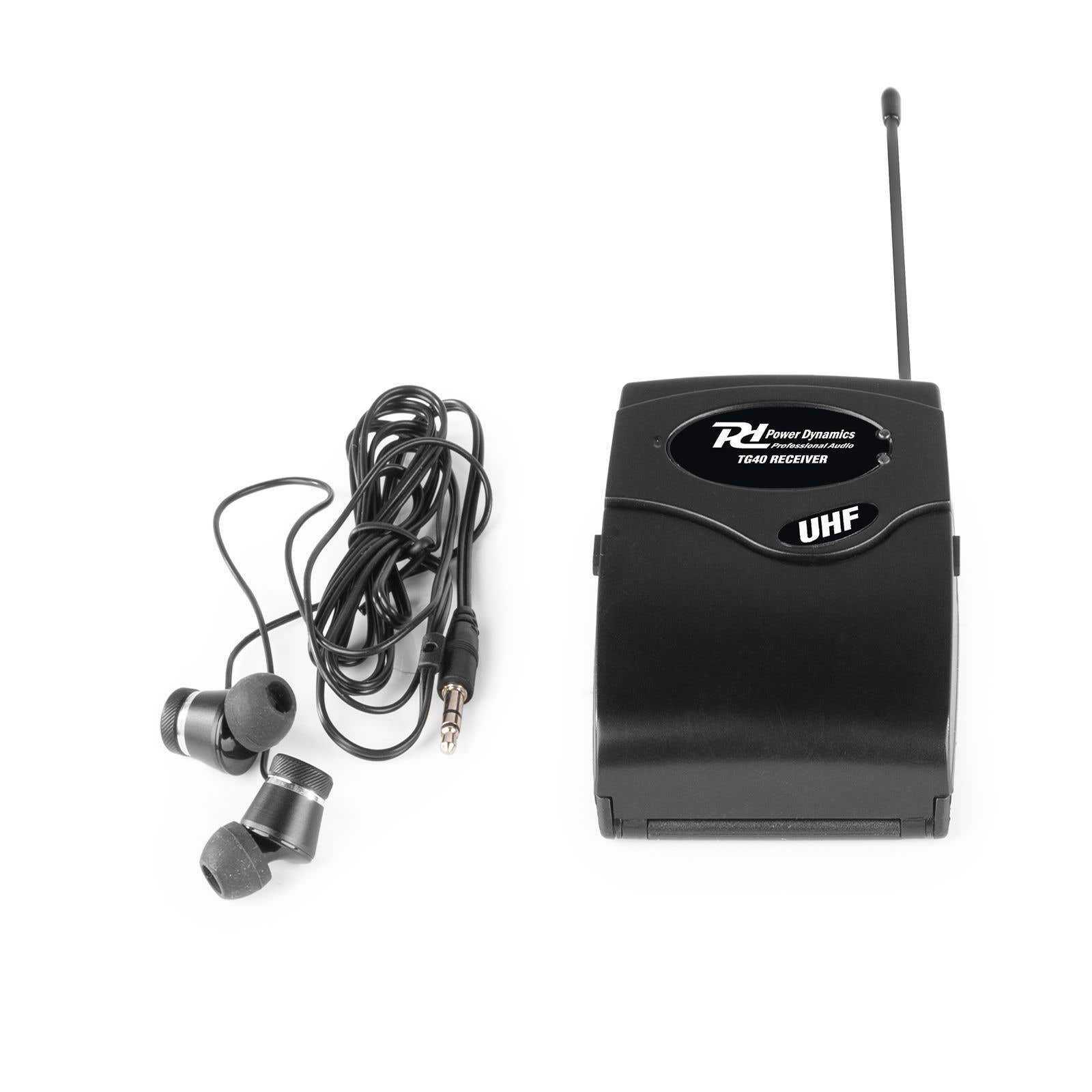 Power Dynamics TG40R Receptor inalámbrico para guías Tour