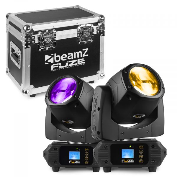 beamZ Fuze75B Set 2 pcs Cabeza Movil 75W LED en Flightcase
