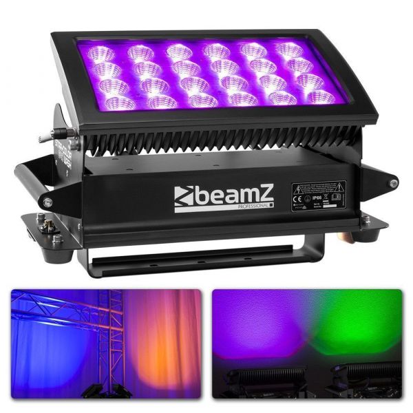 BeamZ Pro Star-Color 240 Proyector Wash con 24 leds de 10W RGBA IP66 para exterior y DMX