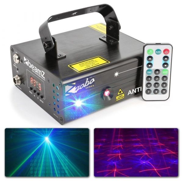 beamZ Anthe II Doble Laser 600mW RGB Gobo DMX IRC