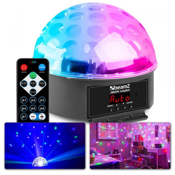 beamZ JB60R Jelly Ball DMX LED 6 Colores
