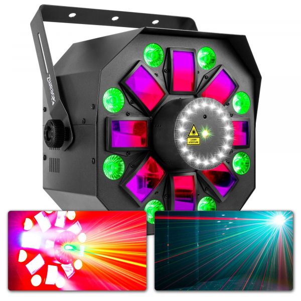 BeamZ MultiBox Efecto LED con Laser y Strobo
