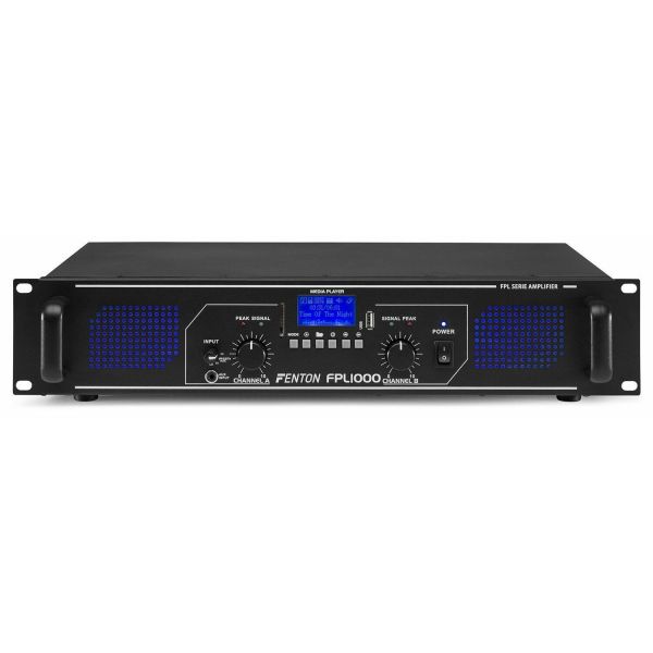 Fenton FPL1000 Amplificador Digital LED azules + EQ