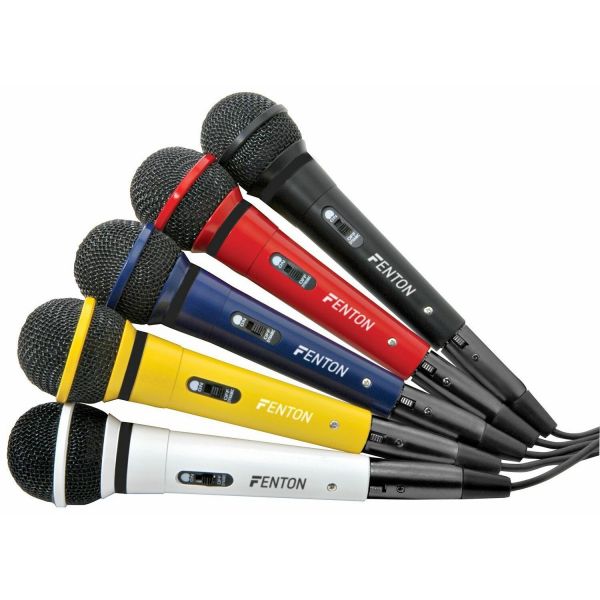 Fenton DM120 Set Karaoke de 5 micrófonos dinámicos